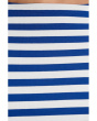 Striped Stretch Cotton Boatneck Tee