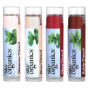 Sky Organics, Тонированные бальзамы для губ, набор из 4 упаковок, 4.25 г (0,15 унции)