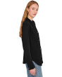 Long Sleeves Mix Media Oversized Shacket