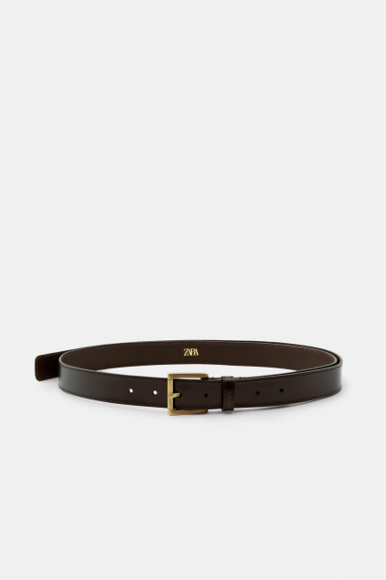 Zara Удлиненный ремешок ИЗ 100% КОЖИ 498614058-700-80
