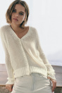 Zara КАРДИГАН С V-ОБРАЗНЫМ ВЫРЕЗОМ 518644194-712-2