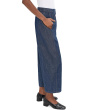 Petite Lightweight Organic Cotton Den Wide Ankle Pants
