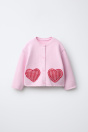 Zara КАРДИГАН С КАРМАНАМИ В ФОРМЕ СЕРДЦА 514970701-620-18