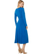 Long Sleeve V-Neck Wrap Dress