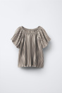 Zara Футболка СО складками 497131572-710-7