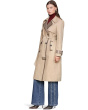 Pattern Block Trench Coat