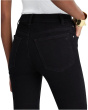 Longline Straight Jean In Black Frost