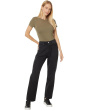 Sawyer Covered Button Fly in Dark Dawn Distressed
