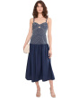 Drop Waist Midi Dress