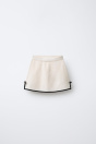 Zara ТРИКОТАЖНАЯ ЮБКА С КОНТРАСТНЫМИ БАНТАМИ 510692851-712-24