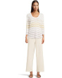 Reversible Palm Voyage Wide Leg Ankle Pant