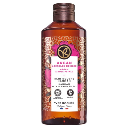 Yves Rocher Гель для ванны и душа в хаммаме с арганом и розой - 400 мл