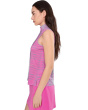 Sleeveless Zip Front Mandarin Collar
