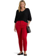 Plus Size Metallic Rib-Knit Dolman-Sleeve Sweater