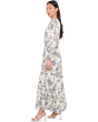 V-Neck Long Sleeve Maxi