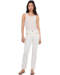 Petite Marilyn Straight Front Button Patch Pockets Jeans