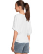 Vicky Scoop Neck Balloon Sleeve Tee