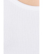 Organic Cotton Stretch Rib Scoop Neck Slim Tank