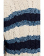 Frankie Cable Striped Pullover