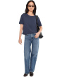 Shrunken Boxy Crew Neck Short Sleeve Tee