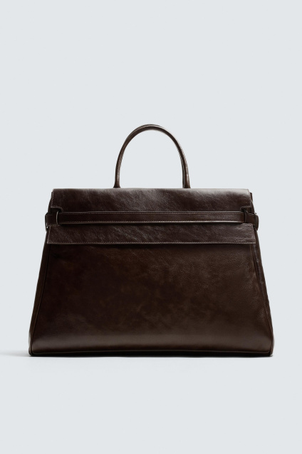 Zara КОЖАНАЯ СУМОЧКА 495680323-700-3