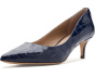 Adrienne Crocodile-Embossed Leather Pumps