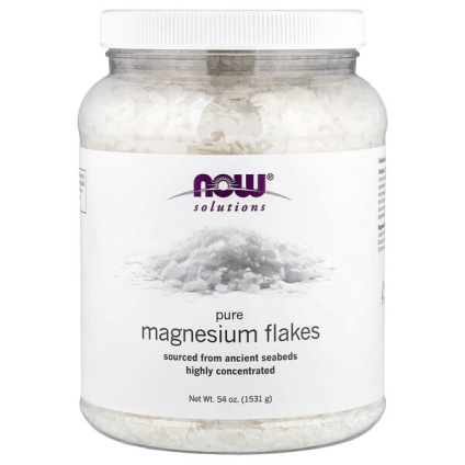 NOW Foods, Solutions, чистый магний в хлопьях, 1531 г (54 унции)