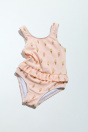 Zara КУПАЛЬНИК С ПРИНТОМ МОРОЖЕНОГО (1-6 ЛЕТ) розового цвета