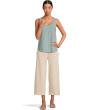 Cropped Easy Fit Pants