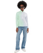 Sunsense Gradient Stripe Long Sleeve Quarter Zip