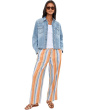 Petite Mid-Rise Pull-On Drawstring Waistband Wide Leg Pants