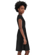 Fit-and-Flare Crossover Dress