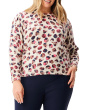 Plus Size Blush Dot Sweater