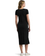Jersey Twist-Front Midi Dress