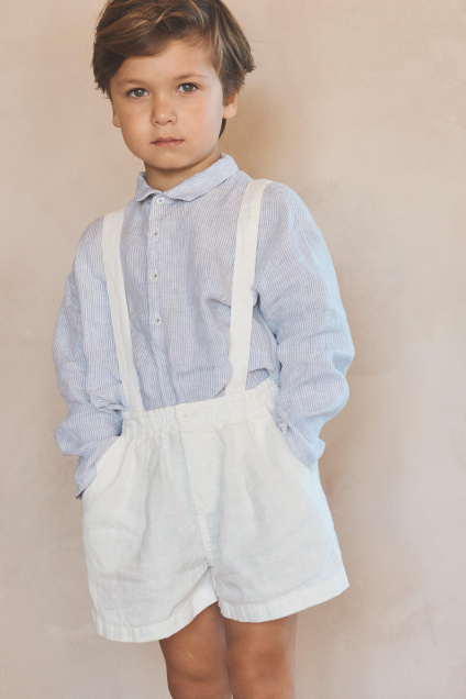 Zara 2-5 ЛЕТ/ РУБАШКА В ПОЛОСКУ ИЗ 100% ЛЬНА - ОГРАНИЧЕННАЯ СЕРИЯ 529551874-104-24