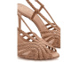 Hannie Caged Toe Slingback Peep Toe Sandals