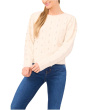 Pearl Embellished Pointelle Sweater