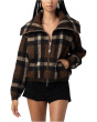 Prep Academy Plaid Sweater Jacket