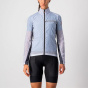 Castelli Женская эластичная велосипедная куртка Squadra с длинным рукавом и светоотражающими элементами