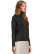 Wool Lurex Turtle Neck