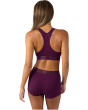 Plum Modal Solid Sports Bra
