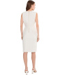 Sleeveless Scuba Seam Detailed Sheath