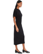 Short Sleeve Side Rouche Dress