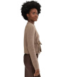 Stassi Satin Tie Cardigan