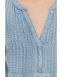 Flutter Sleeve Popover Blouse with Pin Tuck