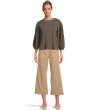 Elastic Waist , Multi Seam, Wide Leg Pants