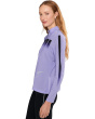 Blocks Print Long Sleeve Sunsense 1/4 Zip Top