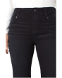 Gia Pull-On Mid-Rise Flare Jean With Wide Hem 30'' Inseam