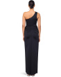 Long Scuba One Shoulder Ruffle