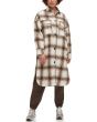 Long Length Wool Blend Shirt Jacket